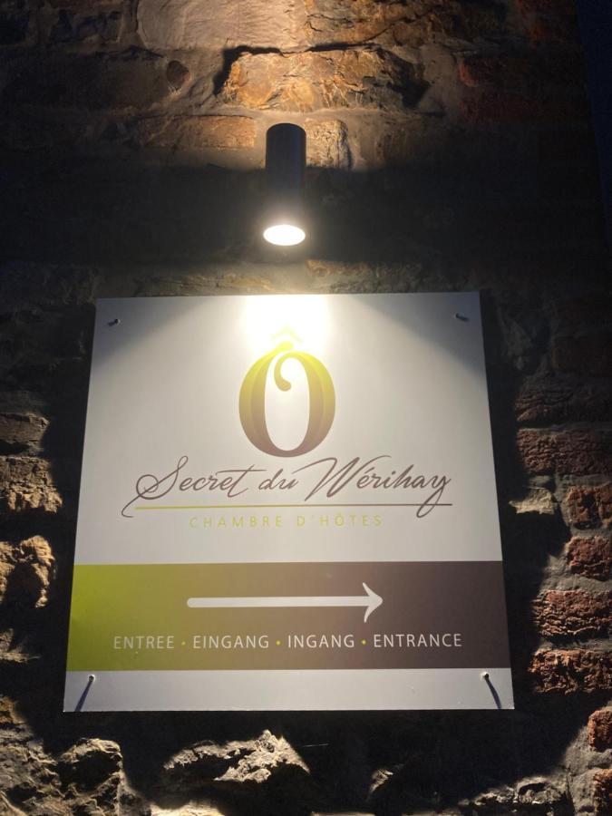 O Secret Du Werihay Bed and Breakfast Spa Eksteriør billede
